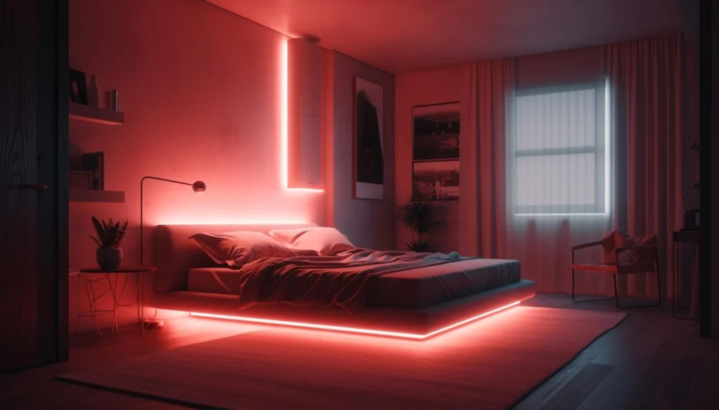 neon lights for bedrooms