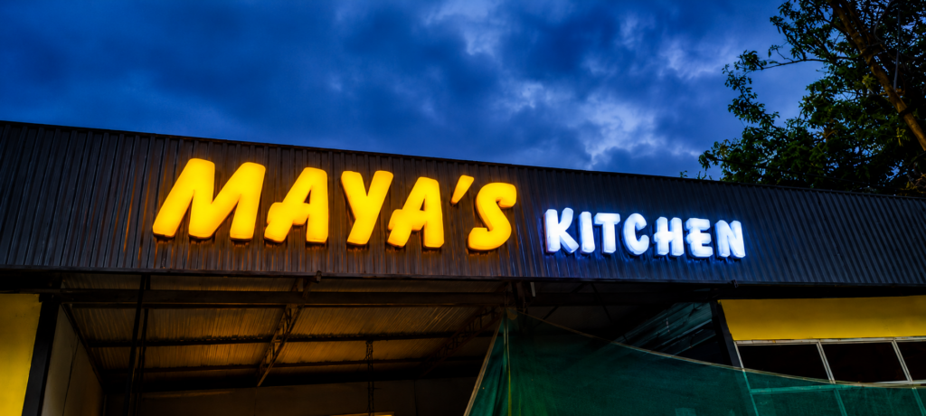 LED sign board in Kerala| designed and installed by whiteness